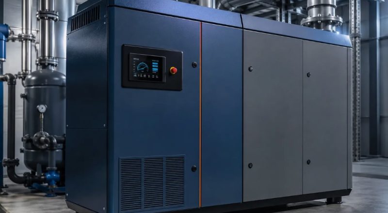 Винтовой компрессор с частотным преобразователем: когда регулирование оборотов реально снижает расход энергии